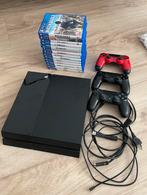Playstation 4 met controllers en spellen, Spelcomputers en Games, Spelcomputers | Sony PlayStation 4, Ophalen, Original, Met 3 controllers of meer