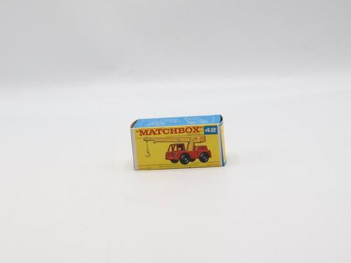 Vintage Matchbox | Nr 42  | Iron fairy crane | 1969, Hobby en Vrije tijd, Modelauto's | Overige schalen, Gebruikt, Bus of Vrachtwagen