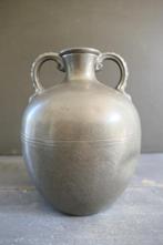 Vintage vaas tin met wat deuken. Etain Pur C.K. & Co. Tiel, Verzenden