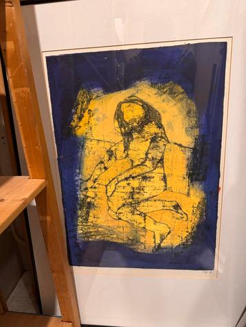Sjer Jacobs Litho - Ingelijst  - Origineel Kunstwer beschikbaar voor biedingen