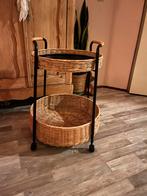 IKEA Lubban Trolley Bijzettafel, Huis en Inrichting, 45 tot 60 cm, Overige materialen, Minder dan 55 cm, Rond