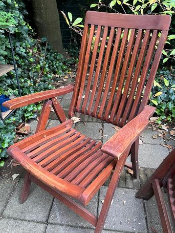 3 teak verstelbare tuinstoelen polo plantage beschikbaar voor biedingen