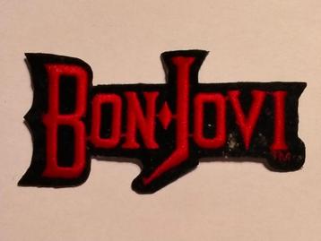Jon Bon Jovi vintage rock metal RARE logo patch embleem beschikbaar voor biedingen