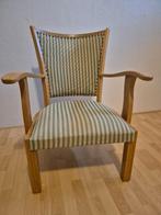 Vintage licht eiken stoel, Huis en Inrichting, Stoelen, Ophalen, Viintage, Gebruikt, Bruin