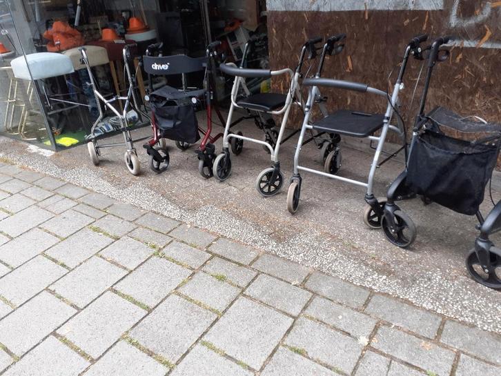 ROLLATORS  MEERDERE, Diversen, Rollators, Gebruikt, Lichtgewicht, Opvouwbaar, Ophalen