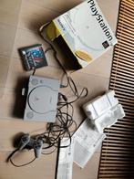 Playstation 1 met spellen en originele doos, Spelcomputers en Games, Spelcomputers | Sony PlayStation 1, Met 1 controller, Gebruikt