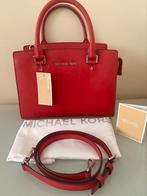 Michael Kors rode leren schoudertas, Ophalen of Verzenden, Nieuw, Rood, Handtas