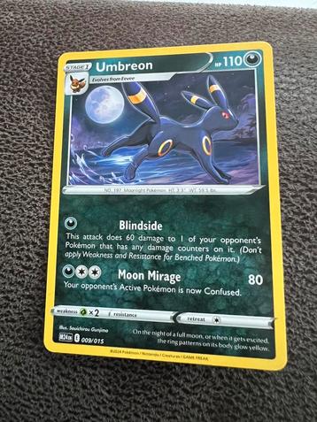 Umbreon, stage 1, pokemon kaart beschikbaar voor biedingen