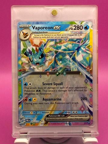 Vaporeon ex 023/131 - Full Art Holo - Mint beschikbaar voor biedingen
