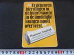 sticker krant haarlems dagblad r gebeuren dingen in de buurt, Ophalen, Zo goed als nieuw, Bedrijf of Vereniging