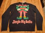 Kersttrui jingle my bells echte bellen L foute kersttrui, Diversen, Kerst, Ophalen of Verzenden, Zo goed als nieuw
