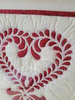 Vintage ingelijst quiltwerk hand gemaakt, Antiek en Kunst, Curiosa en Brocante, Ophalen of Verzenden
