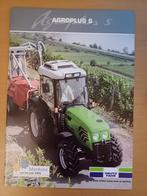 Folder Deutz Fahr Agroplus S Nederlandstalig, Ophalen of Verzenden, Gelezen, Tractor en Landbouw