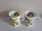 2 mooie mokken. Made in England. Lemon. €4,- p stuk., Huis en Inrichting, Keuken | Servies, Ophalen, Overige stijlen, Kop(pen) en/of Schotel(s)