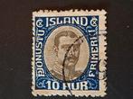 IJsland Mi Dienst 36, Verzenden, Overige landen, Gestempeld