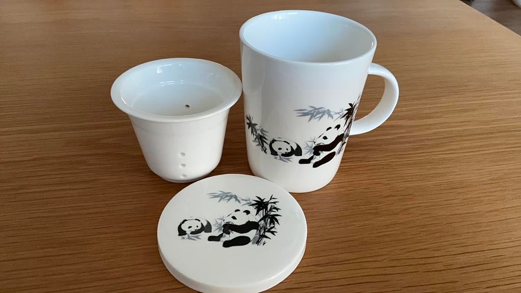 Theebeker panda, Huis en Inrichting, Keuken | Servies, Nieuw, Ophalen of Verzenden, Overige stijlen, Kop(pen) en/of Schotel(s)