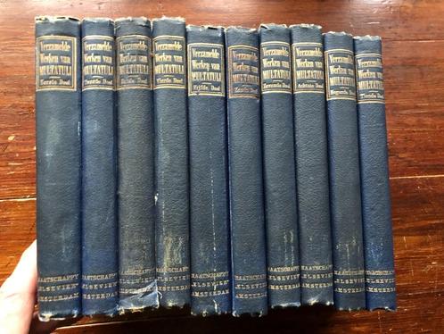 Verzamelde werken van Multatuli 10 delen 1900 Garmond editie, Antiek en Kunst, Antiek | Boeken en Bijbels, Ophalen of Verzenden