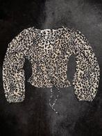 Mooie Zara top blouse leopard panterprint tijgerprint Mt. S, Ophalen of Verzenden, Zo goed als nieuw, Lange mouw, Maat 36 (S)