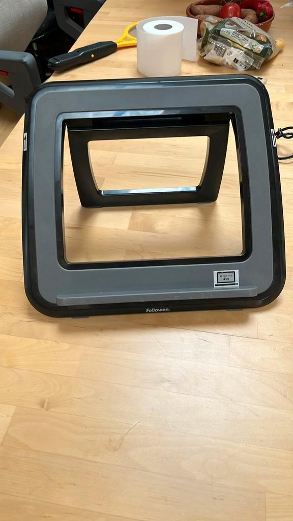 Fellowes I‑Spire Quick Lift 82120, Computers en Software, Laptopstandaarden, Zo goed als nieuw, Ophalen of Verzenden