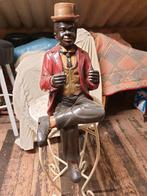 Man die krant leest 65 cm hoog, Ophalen of Verzenden, Zo goed als nieuw, Mens