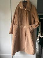 Vintage mantel van Mohair, XL, Kleding | Dames, Bruin, Maat 46/48 (XL) of groter, Meddens, Ophalen of Verzenden