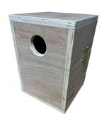 Hardhouten valkparkieten & kakariki broedblokken/nestkasten, 4221LV, Kooi-accessoires, Info@vandoorntimmerwerken.com, Nieuw