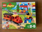 Lego Duplo Trein + brug + extra rails, Kinderen en Baby's, Speelgoed | Duplo en Lego, Ophalen of Verzenden, Zo goed als nieuw