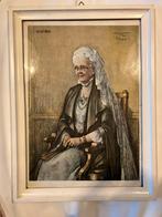 Portret van Koningin Emma (1858-1933), Antiek en Kunst, Ophalen of Verzenden