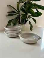 4 vintage ovenschalen Melitta Germany ‘70. Dia 17,5 cm, Ophalen of Verzenden, Overige stijlen, Porselein, Schaal of Schalen