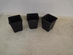 Kweekpotten,  plantenpotten  bloempotten, zwarte potten