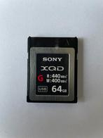 Sony XQD kaart 64GB, Audio, Tv en Foto, Fotografie | Geheugenkaarten, XQD, Ophalen of Verzenden, Zo goed als nieuw, Overige