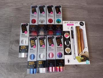Heat active pen start set met 9 folies nieuw!!!! beschikbaar voor biedingen