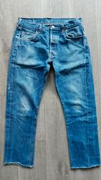 Levis Vintage Clothing 501XX cropped 30, Blauw, Overige jeansmaten, Ophalen of Verzenden, Gedragen