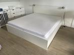 Ikea Bed MALM 180x200cm, 180 cm, Wit, Zo goed als nieuw, Hout