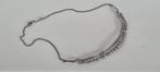 Antiek Zilveren Collier Ketting met Markasiet, Ophalen of Verzenden, Zilver