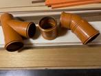 Oranje Afvoer koppelstukken diverse modellen, Bochten, Gebruikt, Pvc, Ophalen of Verzenden