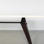2 Vitra Prouve Em tafel 260 cm Wit, Huis en Inrichting, Tafels | Eettafels, Niet ingevuld, Niet ingevuld, Zo goed als nieuw, 200 cm of meer