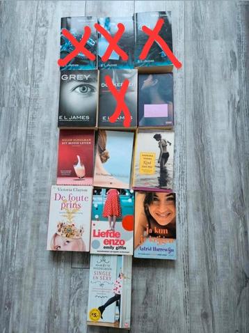 9 leesboeken, vakantieboeken, roman, chicklit  beschikbaar voor biedingen
