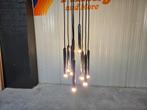 Vintage videlamp chrome cillinders, Huis en Inrichting, Lampen | Hanglampen, Gebruikt, Vintage, Ophalen of Verzenden, Metaal