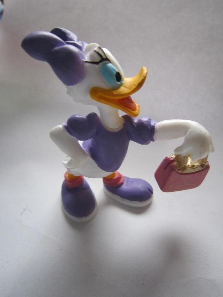 Disney Bullyland Katrien poppetje 7 cm, Verzamelen, Disney, Zo goed als nieuw, Beeldje of Figuurtje, Mickey Mouse, Ophalen