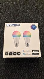 Hyundai 2x Smart Bulb 9W E27, Huis en Inrichting, Lampen | Losse lampen, Led-lamp, Minder dan 30 watt, Zo goed als nieuw, E27 (groot)