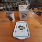 Kiub Bur-art L'art du the mok met uil en dienblaadje, Ophalen of Verzenden, Nieuw