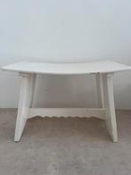 Krukje bijzettafel Van dijk & ko wit creme 50 x 33 x 28, Huis en Inrichting, Ophalen, Minder dan 45 cm, Minder dan 55 cm, Gebruikt