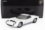 Kyosho 1:18 Lamborghini Miura P400 1968 White/Silver, Ophalen of Verzenden, Nieuw, Auto, Overige merken
