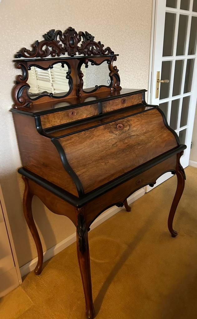 Antiek Lodewijk XIV secretair/kabinet/bureau mahonie, Antiek en Kunst, Antiek | Meubels | Tafels, Ophalen