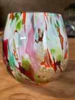 Fidrio Vaas - Handgeblazen Glas, Overige kleuren, Ophalen of Verzenden, Minder dan 50 cm, Glas