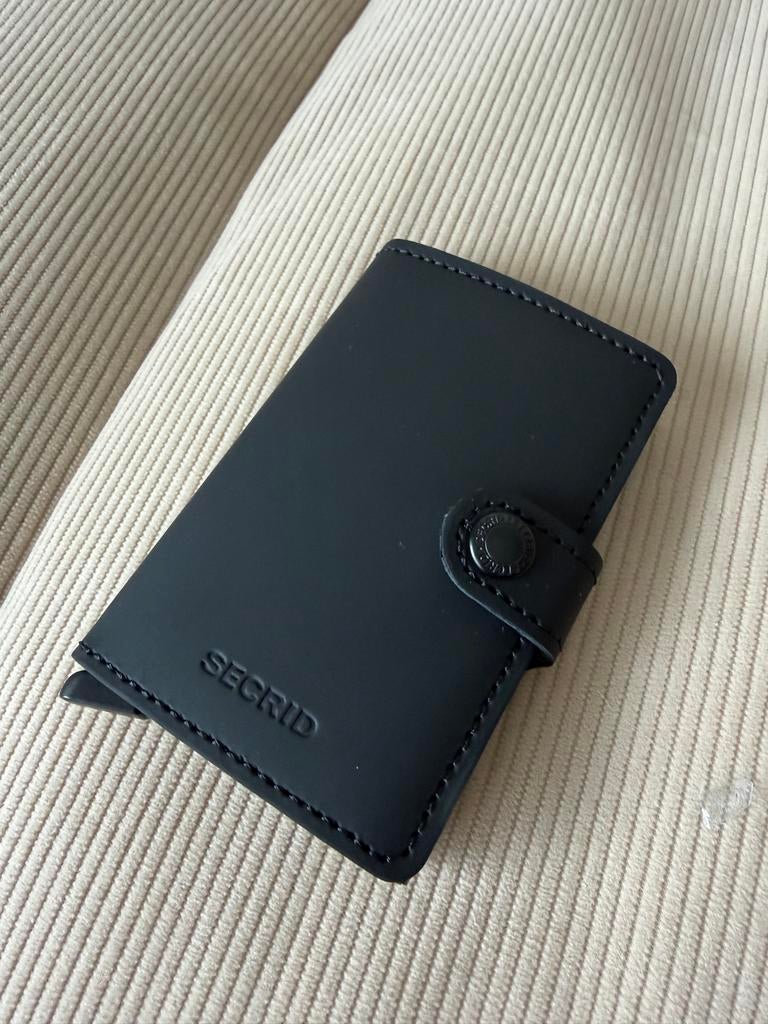 Nieuwe Secrid Wallet - Mat Zwart, Overige merken, Zwart, Nieuw, Ophalen of Verzenden