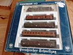 Fleischmann H0 - 4898 – Pruisische sneltrein met Lok - S6, Caravans en Kamperen, Ophalen of Verzenden, Zo goed als nieuw
