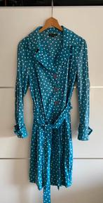 Dunne regenjas King Louie, maat M, perfect in combi met rok, Kleding | Dames, Maat 38/40 (M), Blauw, Ophalen of Verzenden, Zo goed als nieuw