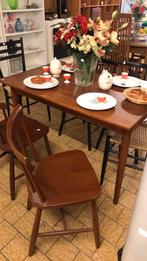 Vintage tafel en stoelen, Vintage, Vintage, Vintage, Ophalen of Verzenden
